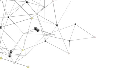 Stock photo of abstract network connection.  Ideal for technology, communication, and global business concepts.