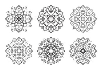 Editable Geometric Mandala Art Bundle for Creative Projects