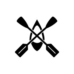 Kayak and paddles adventure