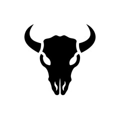 Bull skull vector illustration