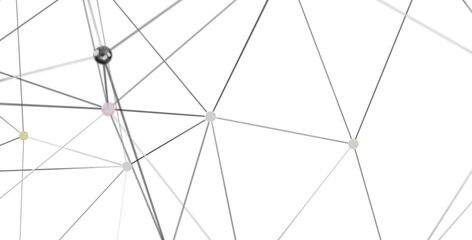 Modern abstract background with connected lines and dots. Ideal for technology, network, and connection themes.