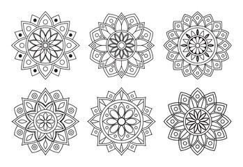 Editable Geometric Mandala Art Bundle for Creative Projects