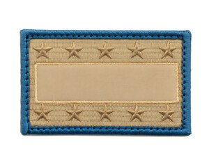 Blank military style name tape patch.