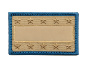 Blank military style name tape patch.