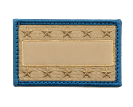 Blank military style name tape patch.