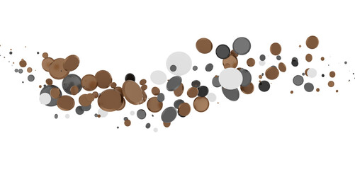 Confetti, paper triangle on the floor, fancy, colorful, celebration party