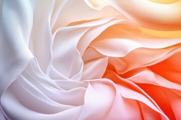 Obraz premium Soft, flowing fabric draped in swirling patterns.