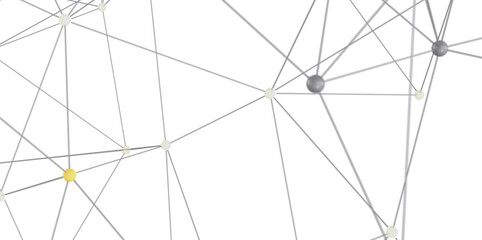 Obraz premium Stock photo of an abstract network connection, showing nodes and lines. Ideal for technology, connectivity, and networking concepts.