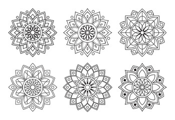Editable Geometric Mandala Art Bundle for Creative Projects