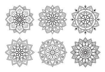 Editable Geometric Mandala Art Bundle for Creative Projects