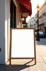 Sandwich panel without text, information board