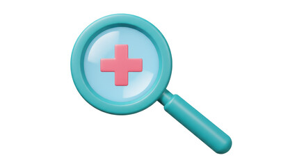 Obraz premium Isolated Loupe healt