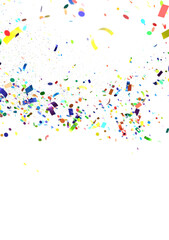  Sky confetti flying in the sky during Pride parade