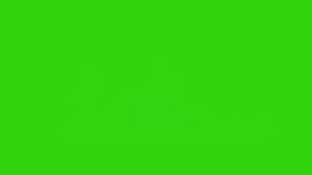 Destruction Debris high quality animated green screen, The video element of on a green screen background, Ultra High Definition, 4k video, on a green screen background.