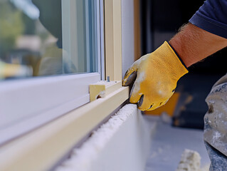 Window Installation with Silicone Sealant