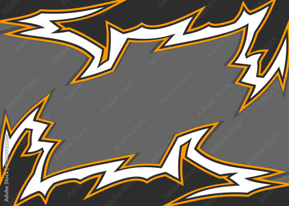 Wall mural simple background with geometric tribal pattern and with some copy space area
