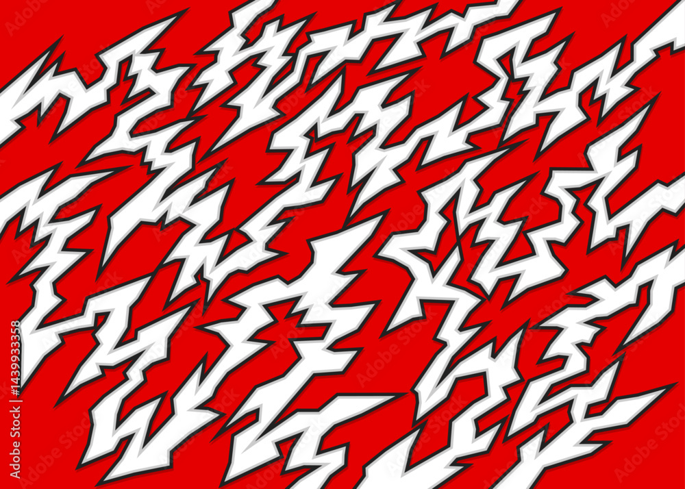 Poster abstract background with seamless geometric lightning effect pattern
