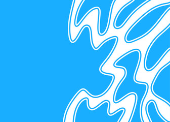 Abstract background with wavy line pattern and with some copy space area