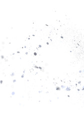 Floating gray dust particles on white background.  Perfect for overlay.