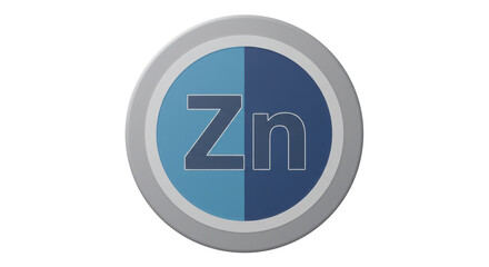 Isolated Zinc Icon