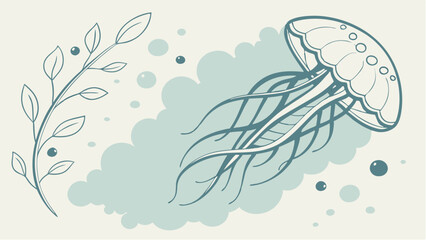 hand drawn vector illustration of a butterfly