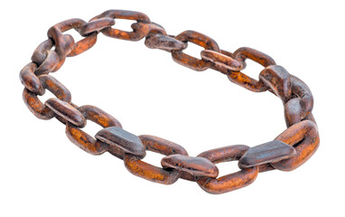 Fototapeta premium Empowering Image of Broken Chain Representing Strength and Liberty Isolated on transparent background.