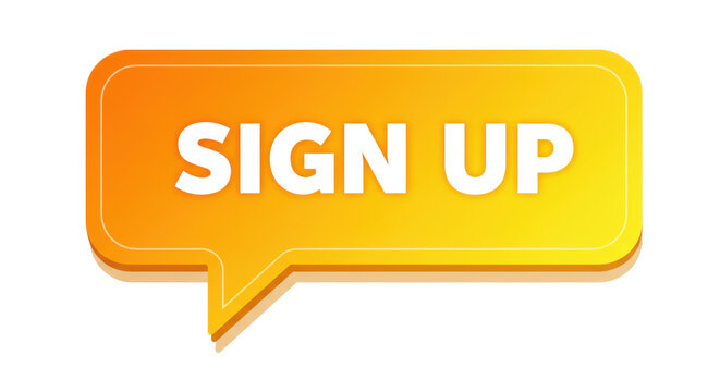 Isolated Sign Up Button