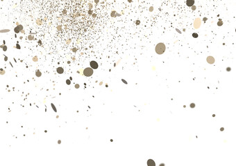 gold confetti PNG