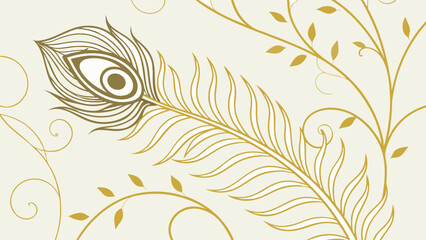 feathers seamless pattern