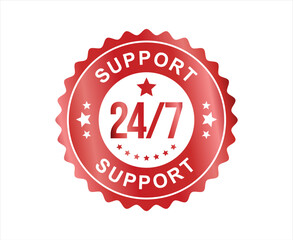 Shopping badge of free shipping and support warranty money back and satisfaction 