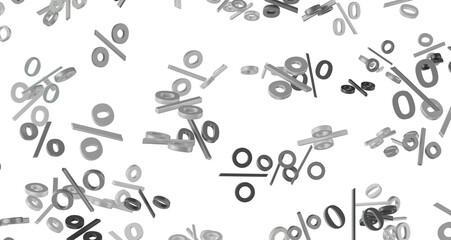 Blurred sale background. 3d