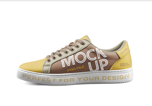 Sneaker Mockup for Creative Design and Branding Projects