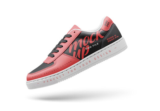 Sneaker Mockup for Creative Design and Branding Projects