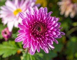 Chrysanthemum in the garden