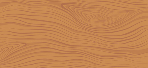 Wood texture. Brown wooden plank, cutting board, floor or table surface. Striped fiber textured background. Retro tree surface pattern