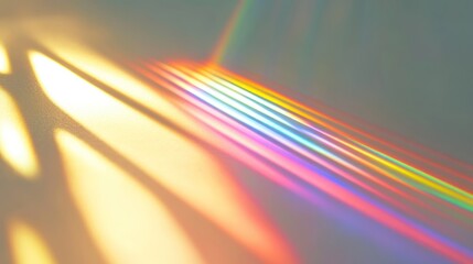 Abstract light refraction patterns