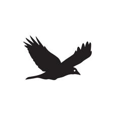 Flying - Bird Silhouette Vector
