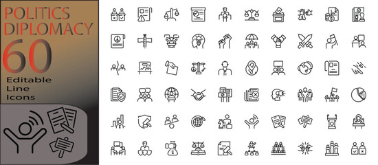 diplomacy politics icon cannot be edited already expanded and merged