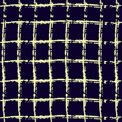 ector hand drawn textured checkered pattern. chalc charcoal Plaid geometrical texture. Crossing lines. Abstract cute grunge pattern ideal for fabric. Bright colors.