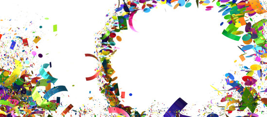 Vibrant confetti background perfect for party invitations, festive designs, and celebrations.