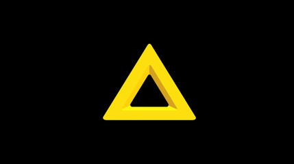 yellow triangle sign