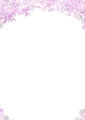 Obraz premium pink flower frame