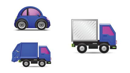 illustration of various transportation vehicles, including cars, buses, bicycles, and airplanes, showcasing diverse modes of travel and movement