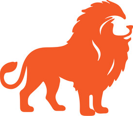  Lion simple icon. Vector ICON all icon Viktor
