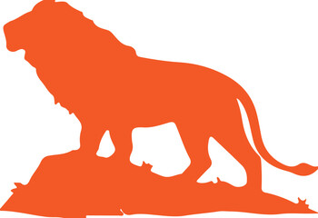  Lion simple icon. Vector ICON all icon Viktor