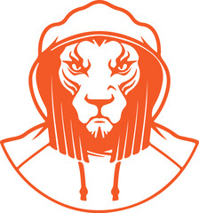  Lion simple icon. Vector ICON all icon Viktor