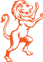  Lion simple icon. Vector ICON all icon Viktor