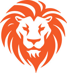 Lion simple icon. Vector ICON all icon Viktor