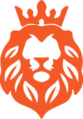 Lion simple icon. Vector ICON all icon Viktor
