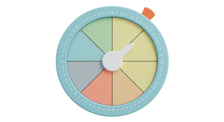 Isolated Spinner Wheel